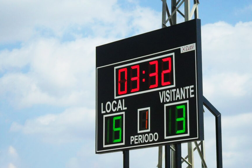 Marcadores para fútbol y rugby 15
