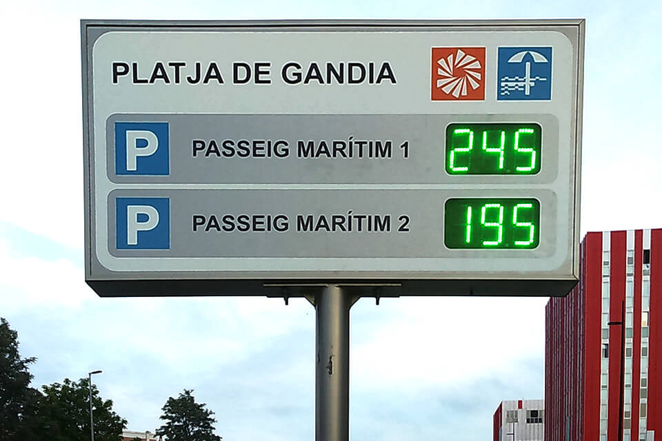 Displays para aparcamientos 2