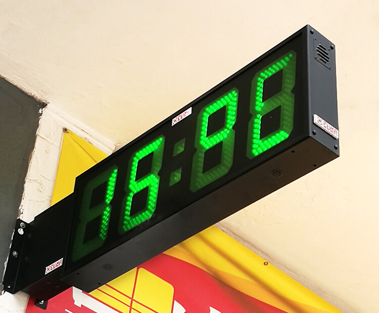 Reloj LED y Temperatura 20