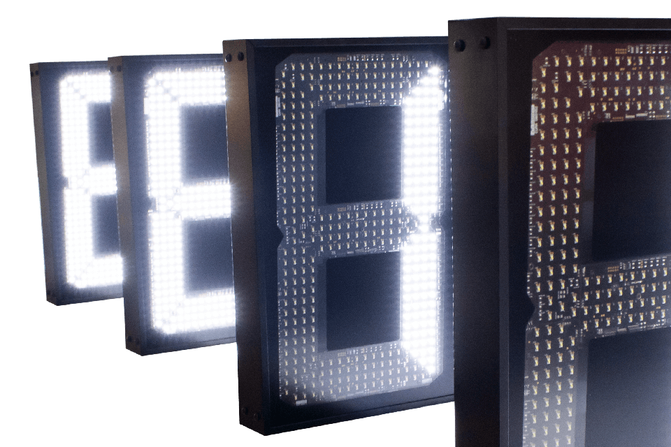 Reloj LED y Temperatura 19