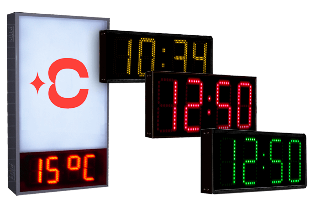 Reloj LED y Temperatura 1