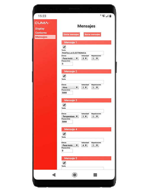 Displays LED para comercios 18