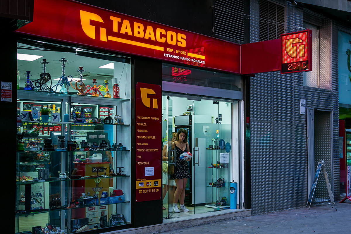 Banderola Full LED Habana para estanco en Molina de Segura