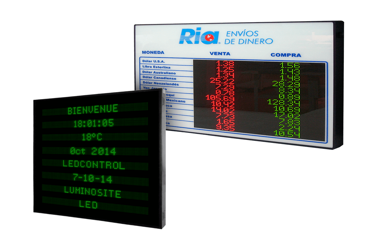 Pantallas LED multilínea