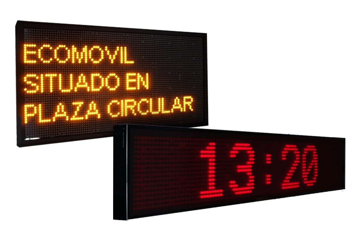 Displays LED para comercios