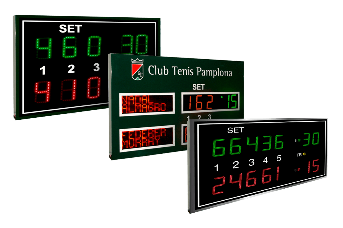 Marcadores de Tenis y Pádel