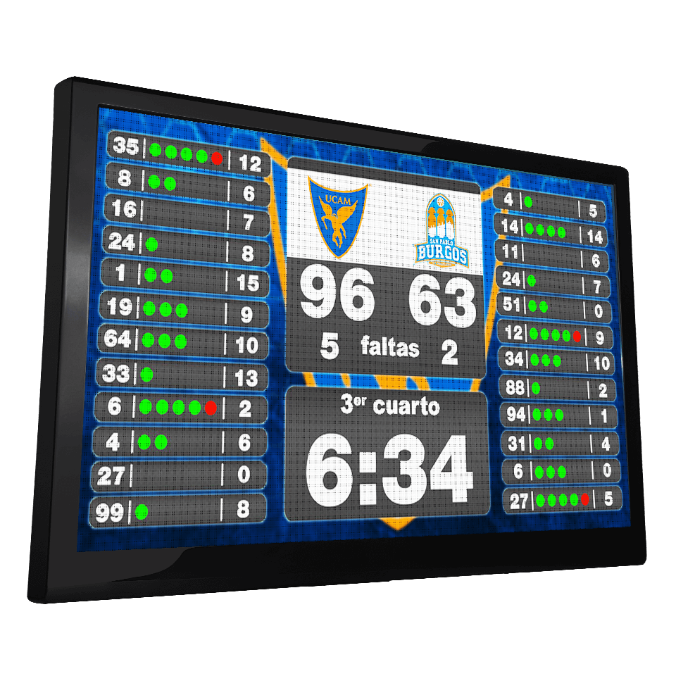 Marcadores para basket 20